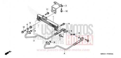 REFROIDISSEUR D'HUILE VFR800FIX de 1999